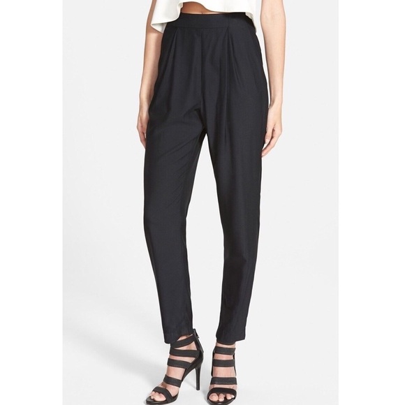 NWOT C/MEO Collective Cropped High-Waisted 'Begin Again' Pants - Picture 1 of 2